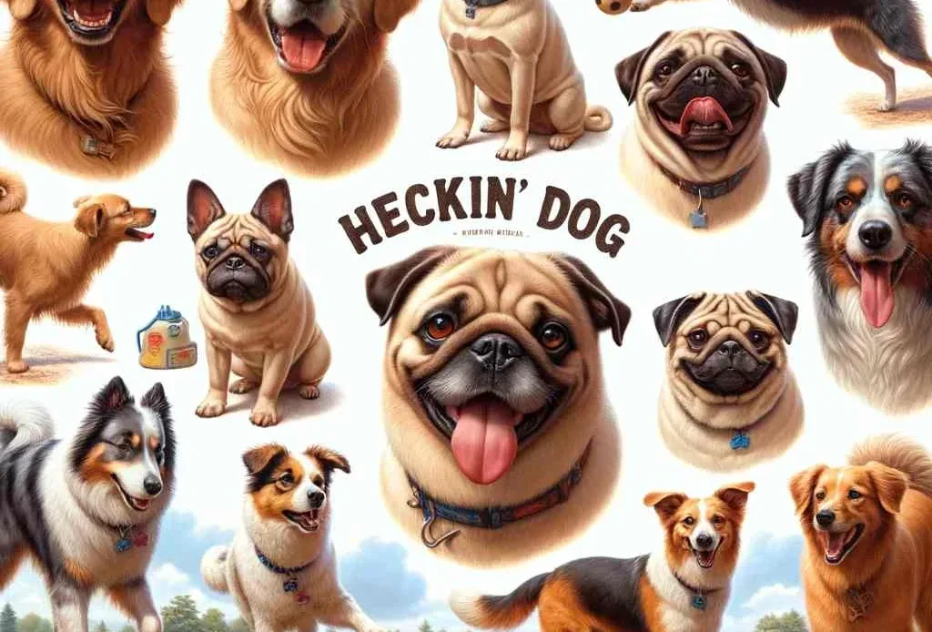 what the heckin dog